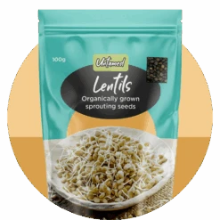 Lentils Organic Sprouting Seeds 100g -Hema Shop 000524 2