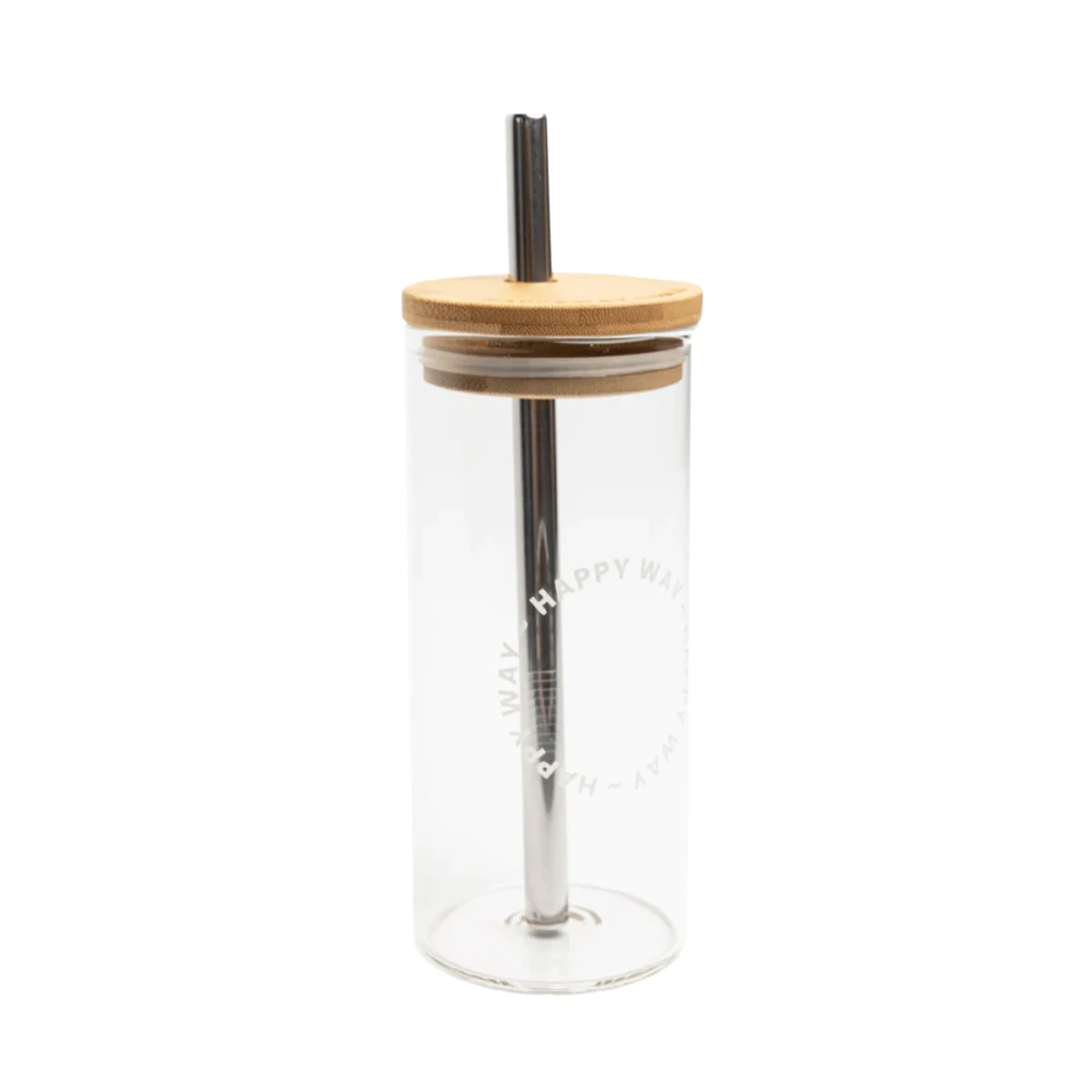 Glass Tumbler With Stainless Steel Straw 3 Glass Tumbler With Stainless Steel Straw