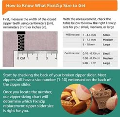 CLEARANCE Instant Zipper Repair Medium Nickel -Hema Shop 00405 5