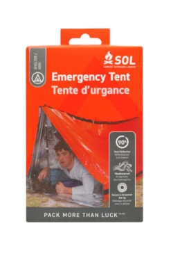 CLEARANCE SOL Emergency Tent Orange -Hema Shop 0140 1226 3
