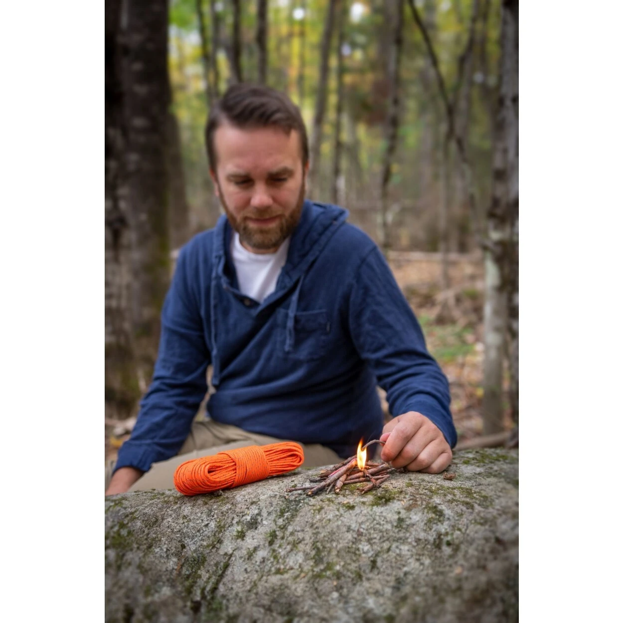 Fire Lite Reflective Tinder Utility Cord 100ft (30.4m) 5 Fire Lite Reflective Tinder Utility Cord 100ft (30.4m) - Image 3