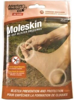AMK Moleskin Pre-cut Blister Dressing - Blister Prevention & Protection