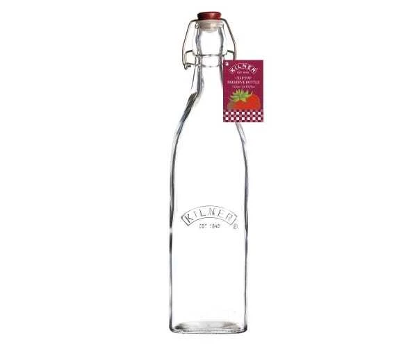 CLEARANCE Kilner Square Clip Top Glass Bottle 3 CLEARANCE Kilner Square Clip Top Glass Bottle