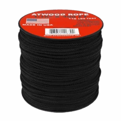 1.6mm (1/16th) Cordage Black 300ft Spool