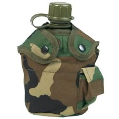 U.S Military "Alice" 1qt Canteen Cover Woodland Camo