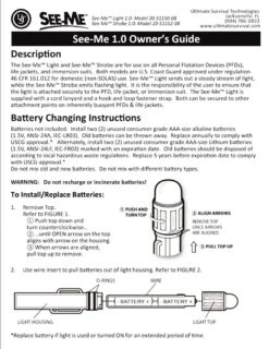 UST See-Me 1.0 Orange LED Waterproof Light -Hema Shop 20 51150 08 2