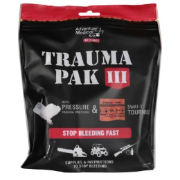 Adventure Medical Kits AMK Trauma Pak III Swat-T Tourniquet & Pressure Dressing Kit 3 Adventure Medical Kits AMK Trauma Pak III Swat-T Tourniquet & Pressure Dressing Kit