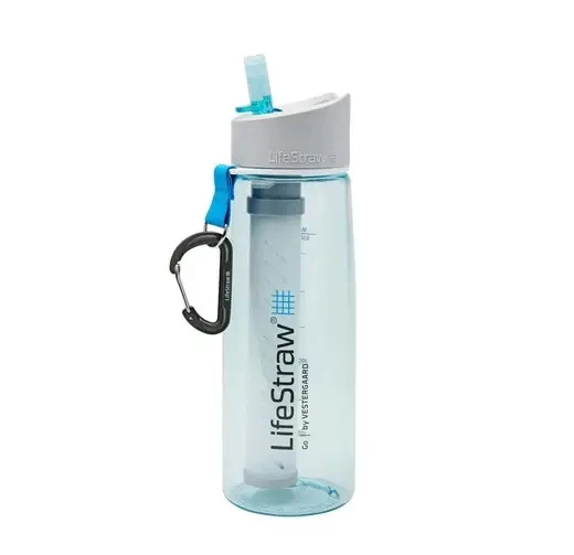 LifeStraw Go Tritan Water Bottle With Filter 650ml Light Blue 3 LifeStraw Go Tritan Water Bottle With Filter 650ml Light Blue