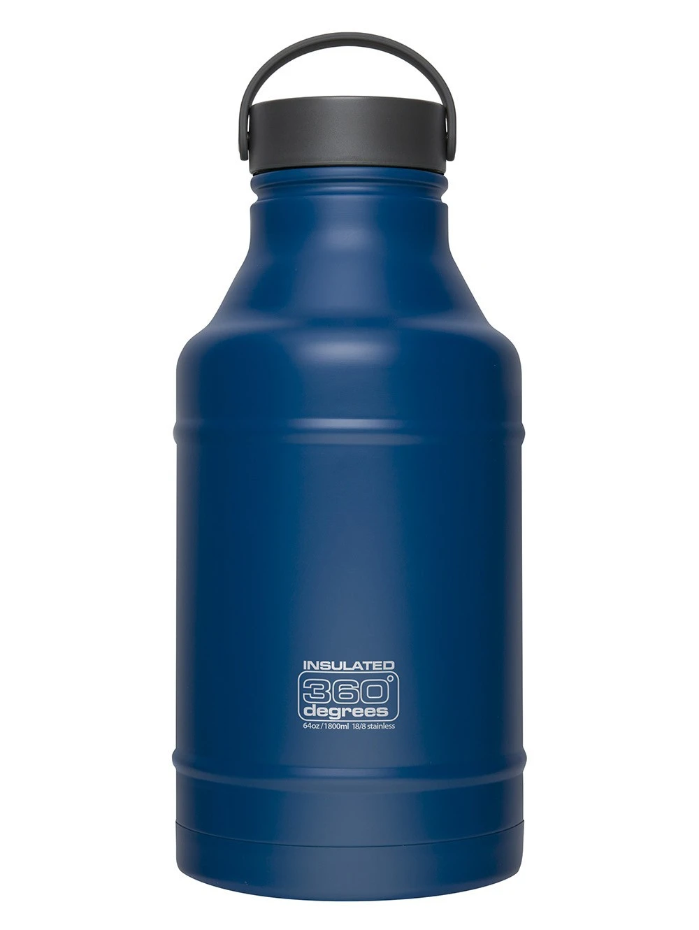 360 Degrees SS Vacuum Insulated 1.8L (64oz) Growler Dark Blue 3 360 Degrees SS Vacuum Insulated 1.8L (64oz) Growler Dark Blue