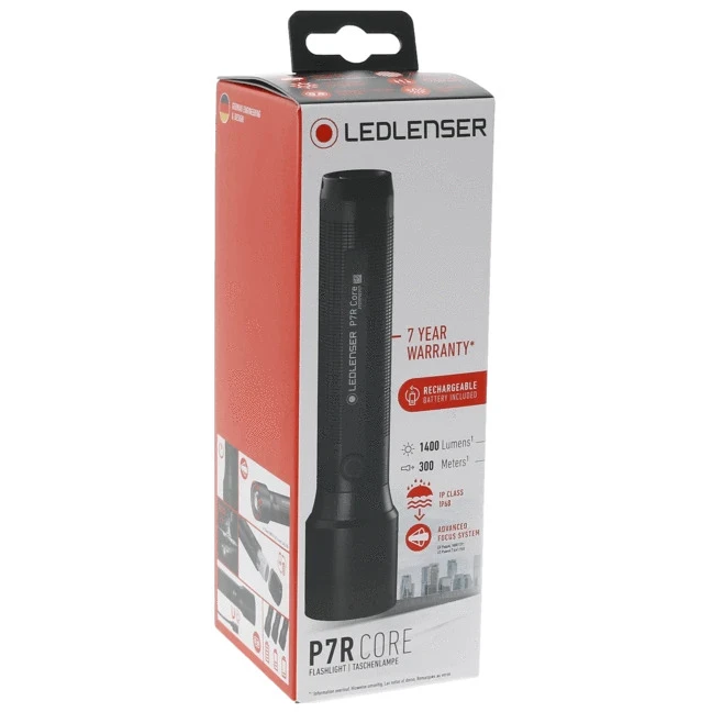 Ledlenser P7R Core 1400 Lumen Rechargeable Flashlight 8 Ledlenser P7R Core 1400 Lumen Rechargeable Flashlight - Image 6