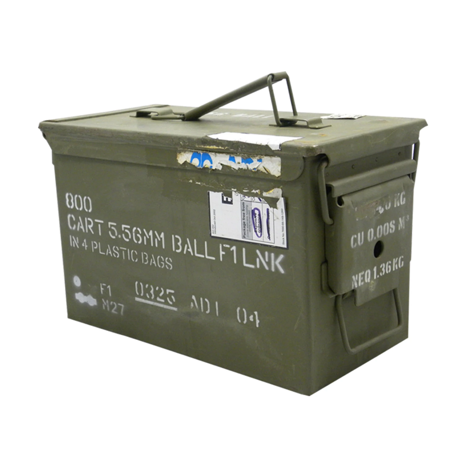 50 Cal M2A1 Metal Ammo Box 3 50 Cal M2A1 Metal Ammo Box
