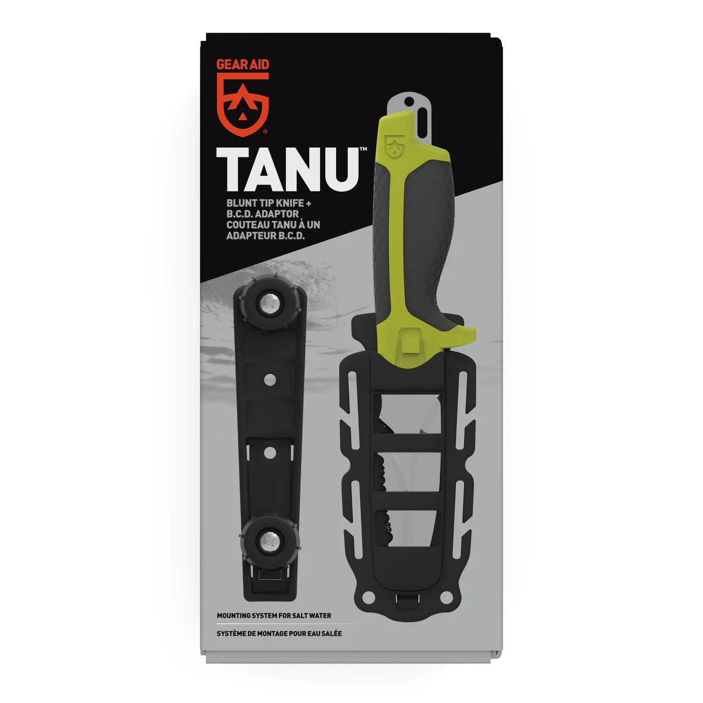 Gear Aid Tanu Blunt Tip Knife - Nav Green 4 Gear Aid Tanu Blunt Tip Knife - Nav Green - Image 2