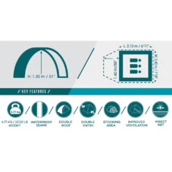 Pavillo ActiveMount 3 Tent -Hema Shop 68090 3