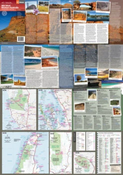 Hema Mid West Western Australia Map Feat. WA's Coral Coast 8 Hema Mid West Western Australia Map Feat. WA's Coral Coast -Hema Shop 8002109 1