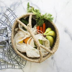 Organic Cotton Produce Bags Mixed Set 4 Pack -Hema Shop 956401 3