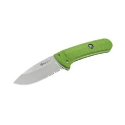 CLEARANCE Bushcraft Maserin Green 975 Sax Full Tang Knife
