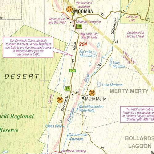Hema Birdsville & Strzelecki Tracks Map 4 Hema Birdsville & Strzelecki Tracks Map - Image 2