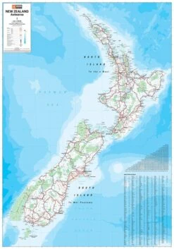 Hema New Zealand Aotearoa Map -Hema Shop 9781925195941 2