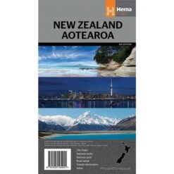 Hema New Zealand Aotearoa Map