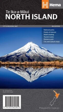 Hema New Zealand North Island Map