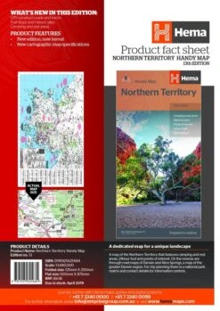 Hema Northern Territory Handy Map -Hema Shop 9781925625684 4