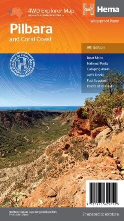 Hema Pilbara And Coral Coast Map