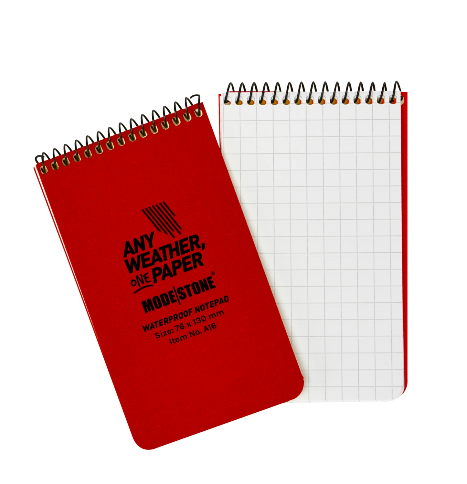 Top Spiral Red Waterproof Notepad 76x130mm 50 Sheets 3 Top Spiral Red Waterproof Notepad 76x130mm 50 Sheets