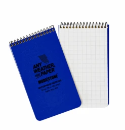 CLEARANCE Top Spiral Blue Waterproof Notepad 76x130mm 50 Sheets