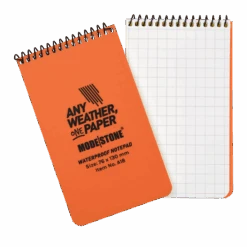Modestone Orange A18 Top Spiral Notepad 3x5