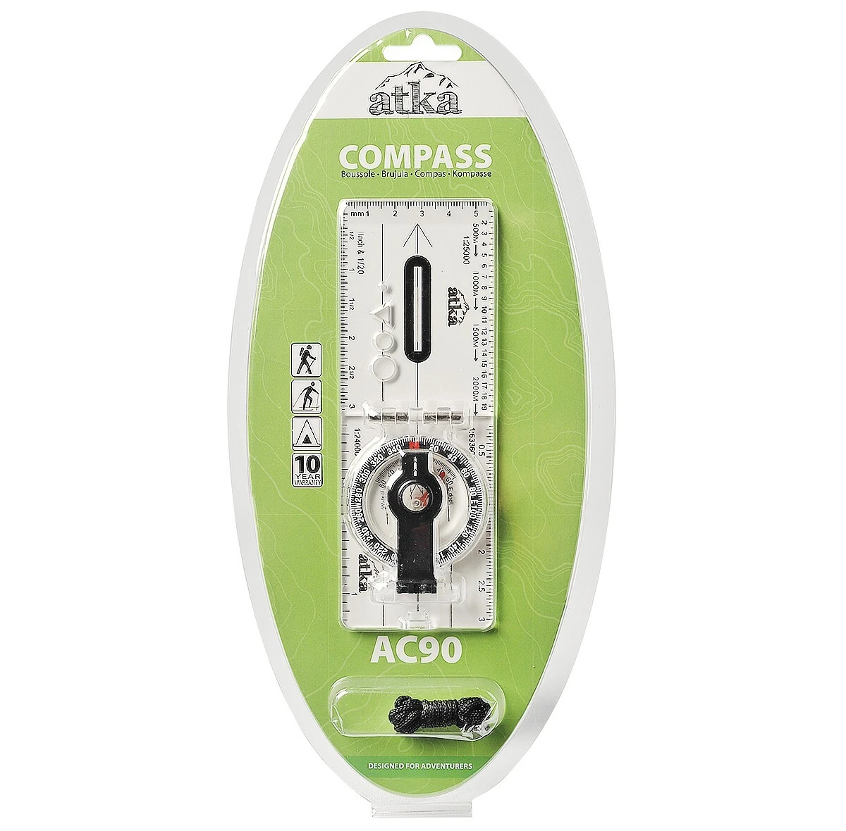 Atka AC90 Baseline Folding Compass 3 Atka AC90 Baseline Folding Compass