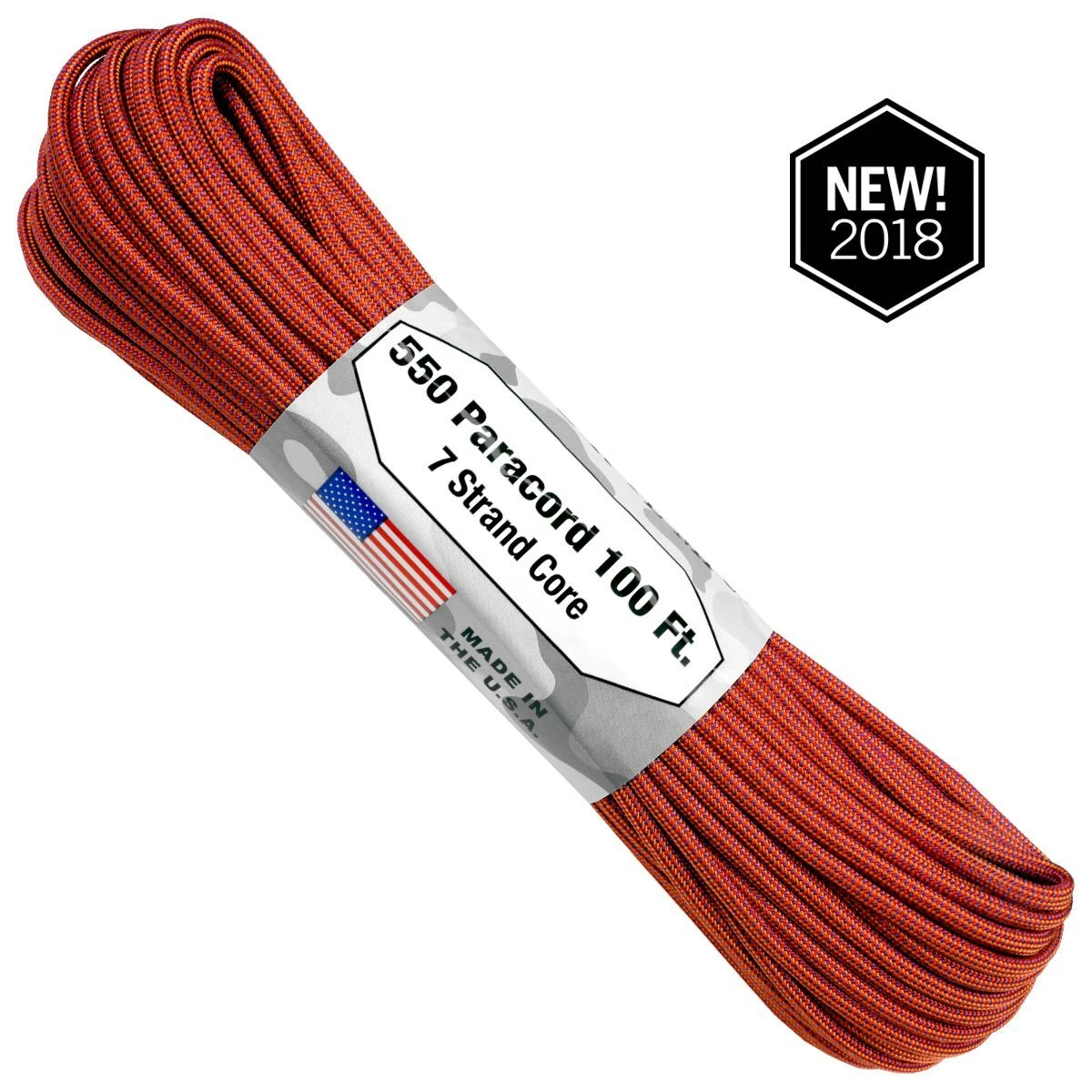 Colour Changing Paracord "Molten Orange" 550 7 Strand (100ft) 3 Colour Changing Paracord "Molten Orange" 550 7 Strand (100ft)