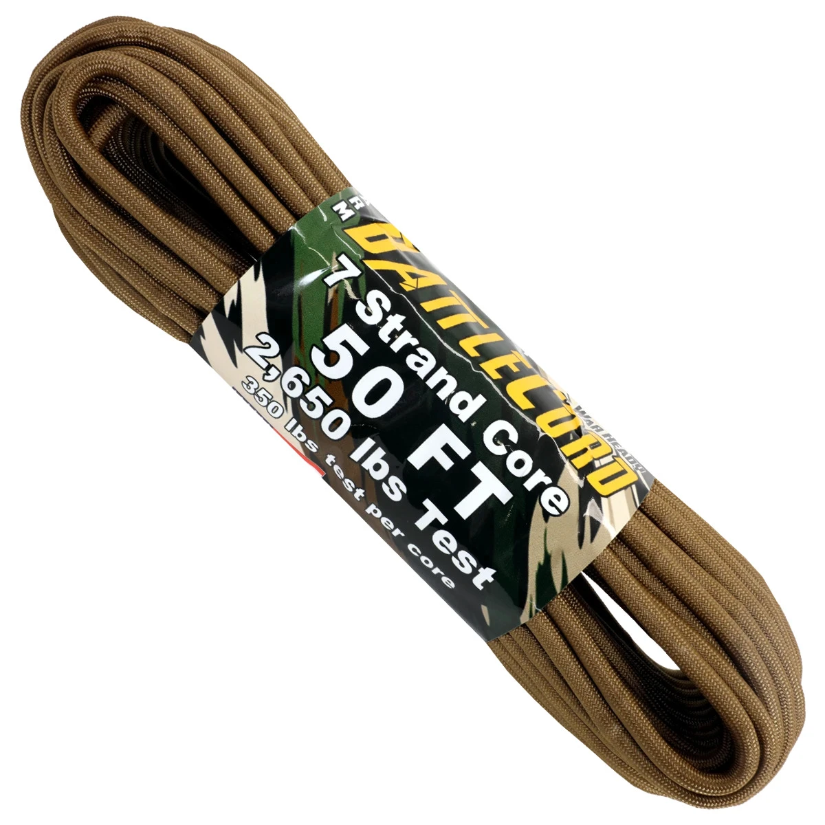 5.6mm 7 Strand Heavy Duty Battle Cord Paracord COYOTE 3 5.6mm 7 Strand Heavy Duty Battle Cord Paracord COYOTE