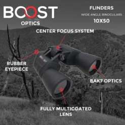 Flinders 10x50 Wide Angle Binoculars -Hema Shop BF 1050 2