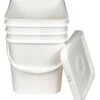 Bucket 5 Gal (20L) Food Grade (Square Stackable) -Hema Shop BKT 20L SQR