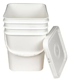 Bucket 5 Gal (20L) Food Grade (Square Stackable)