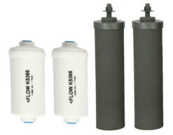 Black Berkey & PF2 Fluoride Filter Replacement Twin Pack