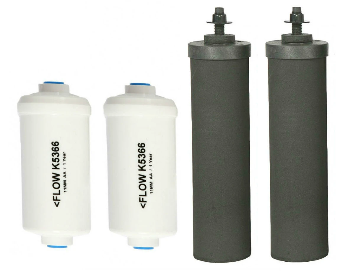 Black Berkey & PF2 Fluoride Filter Replacement Twin Pack 3 Black Berkey & PF2 Fluoride Filter Replacement Twin Pack