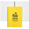 CLEARANCE A4 Side Spiral Yellow Waterproof Notepad 210x297mm 50 Sheets