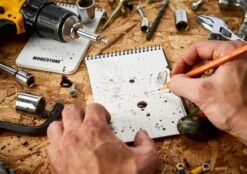 Modestone Safety Orange Side Spiral Notepad 210x148mm -Hema Shop C58 1