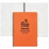 Modestone Safety Orange Side Spiral Notepad 210x148mm