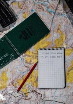 Modestone Safety Orange Side Spiral Notepad 210x148mm -Hema Shop C58 3