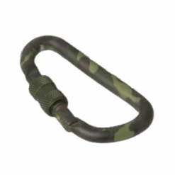 Camo Carabiner Large 8mm With Screw Lock