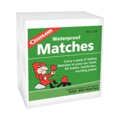 Coghlans Water Proof Matches (400 Match Bulk Pack)