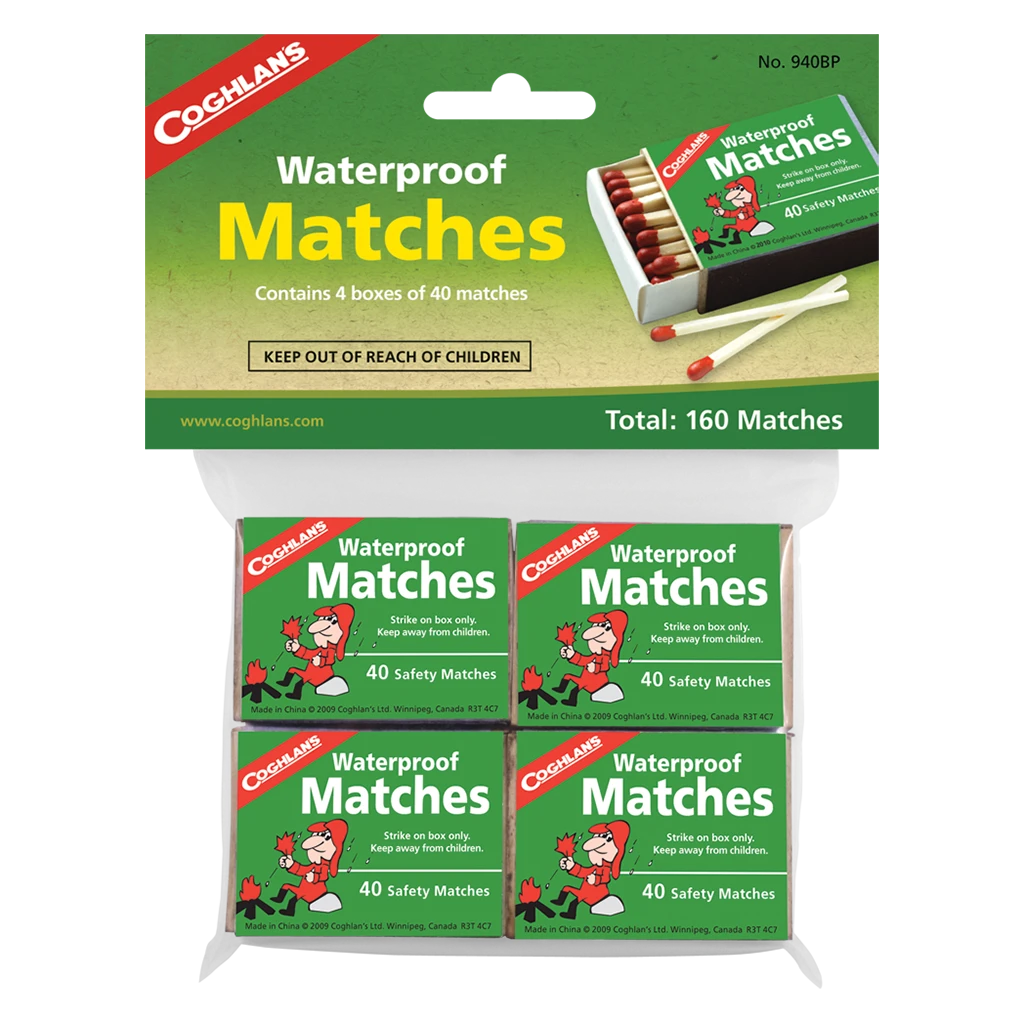 Coghlans Water Proof Matches (4 Box Pack) 4 Coghlans Water Proof Matches (4 Box Pack) - Image 2