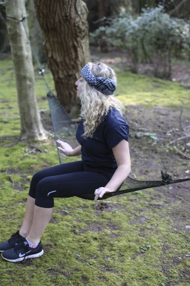 Mini String Hammock Army Green 4 Mini String Hammock Army Green - Image 2