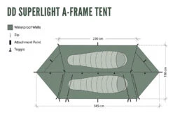 DD Hammocks SuperLight A-Frame Tent & Mesh Tent Combo 13 DD Hammocks SuperLight A-Frame Tent & Mesh Tent Combo -Hema Shop DDA FrameTentCombo 3