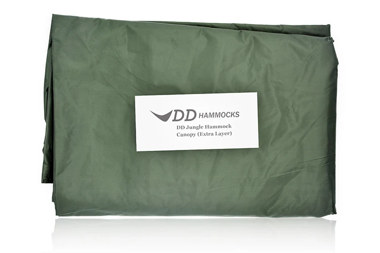 Canopy (for SuperLight Jungle DD Hammock) Olive Green 4 Canopy (for SuperLight Jungle DD Hammock) Olive Green - Image 2