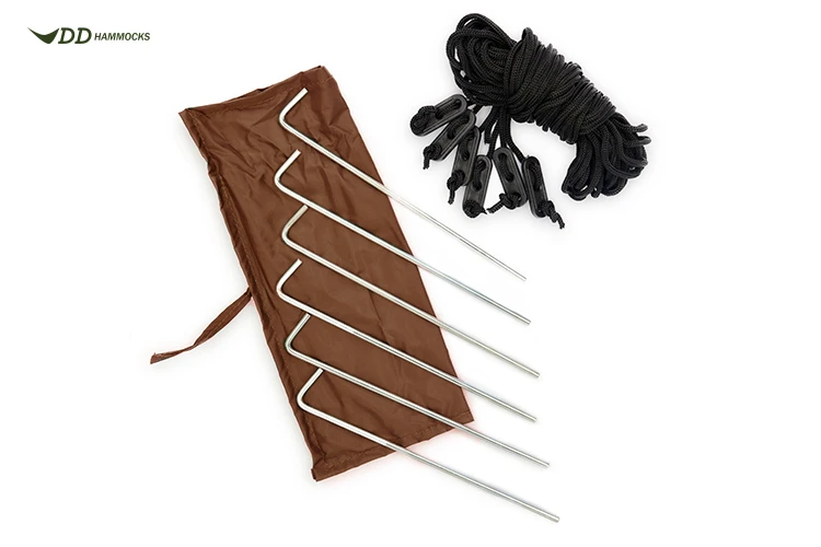 DD Hammocks Pegs + Guy Lines X6 4 DD Hammocks Pegs + Guy Lines X6 - Image 2