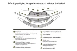 DD Hammocks SuperLight Jungle Hammock (Olive Green) -Hema Shop DDSLJungleHammock OG 4