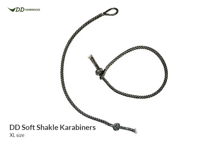 DD Hammocks Soft Shackle Karabiner 2 Pack Regular Size 4 DD Hammocks Soft Shackle Karabiner 2 Pack Regular Size - Image 2